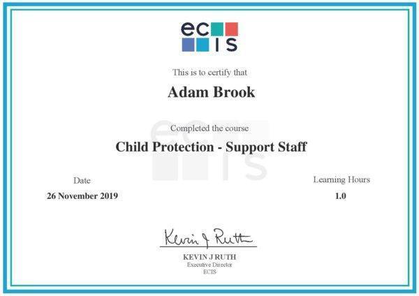 ecis-Child Protection page